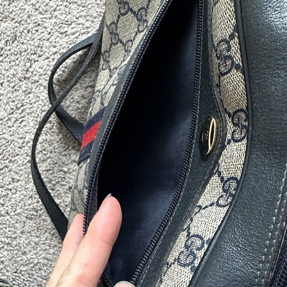 Vintage Gucci Ophidia Sherry Line Blue Crossbody Bag - Picture 7 of 16